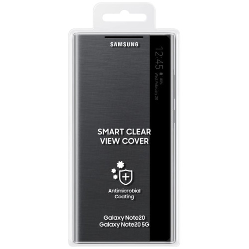 Чехол Samsung Galaxy Note 20 Clear View Cover Black в рассрочку без первоначального взноса и переплат