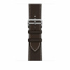 Apple Watch Hermès S6 44mm (Cellular) Silver Stainless Steel Case / Ébène Single Tour Deployment Buckle в рассрочку без первоначального взноса и переплат