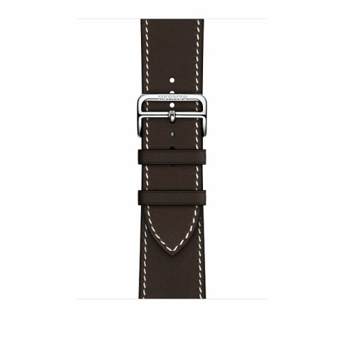 Apple Watch Hermès S6 44mm (Cellular) Silver Stainless Steel Case / Ébène Single Tour Deployment Buckle в рассрочку без первоначального взноса и переплат