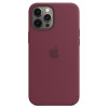 Чехол iPhone 12 Pro Max Silicone Case MagSafe Plum в рассрочку без первоначального взноса и переплат