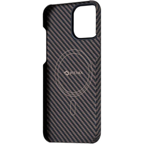 Чехол iPhone 13 Pro Max Pitaka Magez Case Black Brown в рассрочку без первоначального взноса и переплат