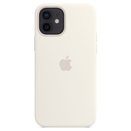 Чехол iPhone 12/12 Pro Silicone Case MagSafe White
