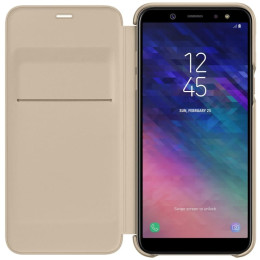 Чехол Samsung Galaxy A6 Wallet Cover Gold