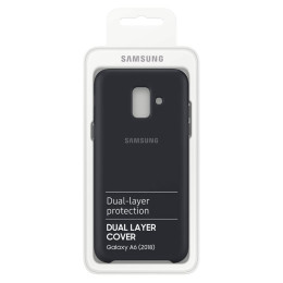 Чехол Samsung A6 (2018) Layer Cover Black