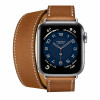 Apple Watch Hermès S6 40mm (Cellular) Silver Stainless Steel Case / Fauve Double Tour в рассрочку без первоначального взноса и переплат