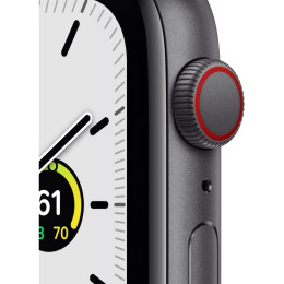 Apple Watch SE 40mm (Cellular) Space Gray Aluminum Case / Black Sport Band