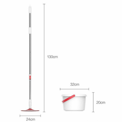 Xiaomi iCLEAN Rotary Mop Set YD-02 Red Grey (Комплект для уборки) в рассрочку без первоначального взноса и переплат