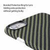Чехол iPhone 7/8/SE(2020) Pitaka MagEZ Case Черно-Зеленый (в полоску)/Кевлар (арамид) в рассрочку без первоначального взноса и переплат