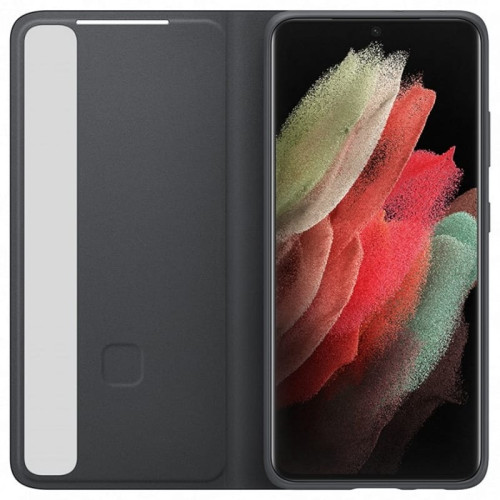 Чехол-книга Samsung Galaxy S21 Ultra Clear View Cover Black в рассрочку без первоначального взноса и переплат