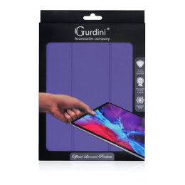Чехол iPad Pro 12.9 (2020) Gurdini Leather Pen Slot Lavender