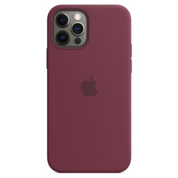 Чехол iPhone 12/12 Pro Silicone Case MagSafe Plum