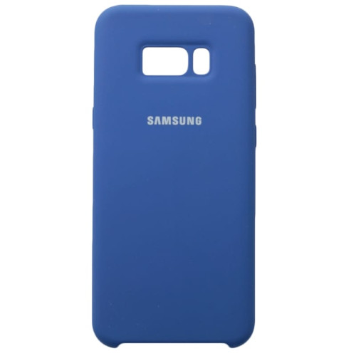 Чехол Samsung S8 Silicone Cover Blue в рассрочку без первоначального взноса и переплат