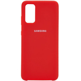 Чехол Samsung S20 Plus Silicone Cover Red