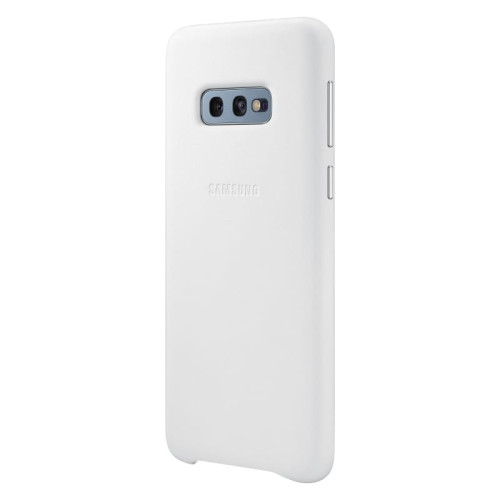Чехол Samsung Galaxy S10e Leather Cover White в рассрочку без первоначального взноса и переплат