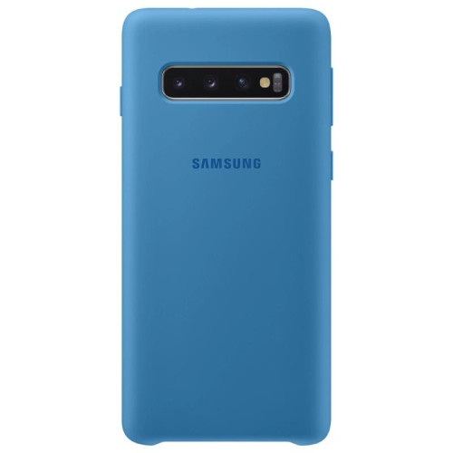Чехол Samsung Galaxy S10 Silicone Cover Blue в рассрочку без первоначального взноса и переплат
