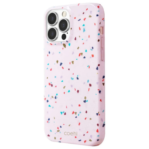 Чехол iPhone 13 Pro Uniq Coehl Terrazzo Pink в рассрочку без первоначального взноса и переплат