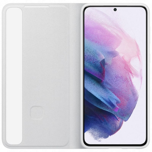 Чехол-книга Samsung Galaxy S21 Plus Clear View Cover Light Grey в рассрочку без первоначального взноса и переплат