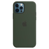 Чехол iPhone 12/12 Pro Silicone Case MagSafe Cyprus Green в рассрочку без первоначального взноса и переплат