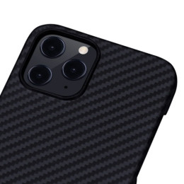 Чехол iPhone 12/12 Pro Pitaka MagEZ Case Черно-Серый/Кевлар (арамид)
