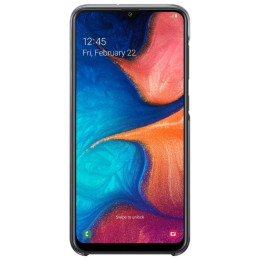 Чехол Samsung A20 Gradation Cover Black