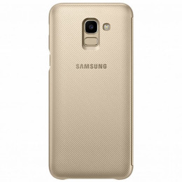Чехол Samsung Galaxy J6 Wallet Cover Gold