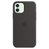 Чехол iPhone 12/12 Pro Silicone Case MagSafe Black в рассрочку