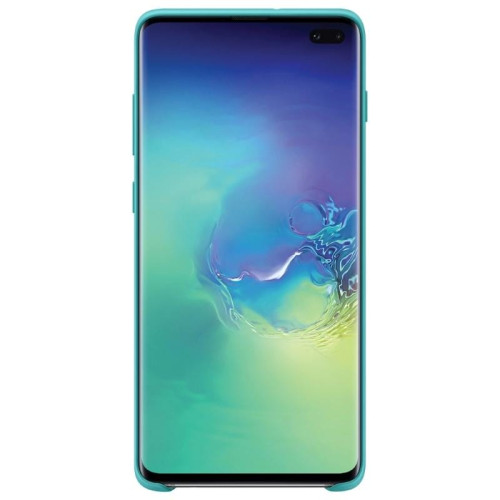 Чехол Samsung Galaxy S10 Plus Silicone Cover Green в рассрочку без первоначального взноса и переплат