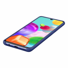 Чехол Samsung A41 Silicone Cover Blue