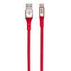 Кабель USB - Type-C / Borofone BU7 / 1M / Красный в рассрочку