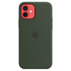 Чехол iPhone 12/12 Pro Silicone Case MagSafe Cyprus Green в рассрочку без первоначального взноса и переплат