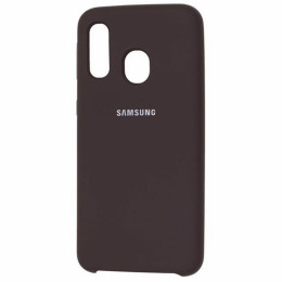 Чехол Samsung A40 Silicone Cover Black