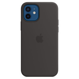 Чехол iPhone 12/12 Pro Silicone Case MagSafe Black