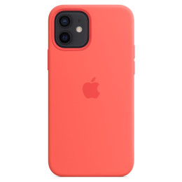 Чехол iPhone 12/12 Pro Silicone Case MagSafe Pink Citrus