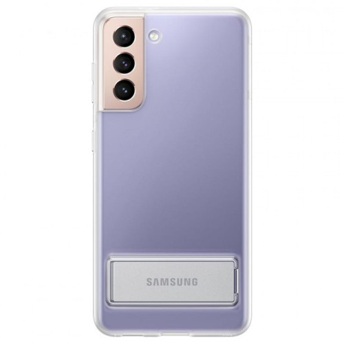 Чехол-накладка Samsung Galaxy S21 Clear Standing Cover Transparent в рассрочку без первоначального взноса и переплат