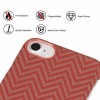 Чехол iPhone 7/8/SE(2020) Pitaka MagEZ Case Красно-Оранжевый (в полоску)/Кевлар (арамид) в рассрочку без первоначального взноса и переплат