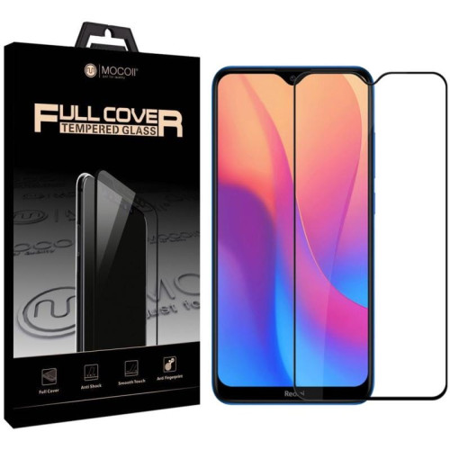 Защитное стекло 3D MOCOll Black Diamond для Xiaomi Redmi 8/8A Черное в рассрочку без первоначального взноса и переплат