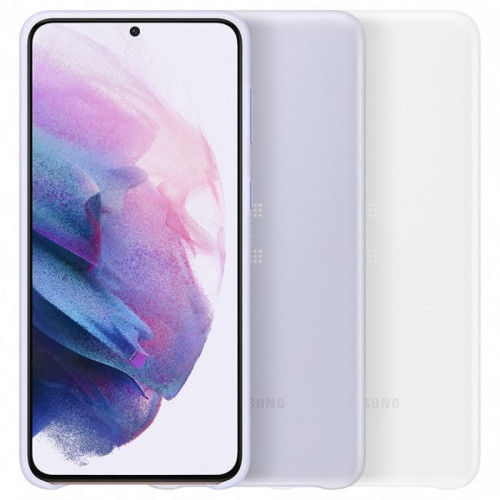 Чехол-накладка Samsung Galaxy S21 Plus LED Cover Violet в рассрочку без первоначального взноса и переплат