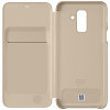 Чехол Samsung Galaxy A6 Plus Wallet Cover Gold в рассрочку без первоначального взноса и переплат