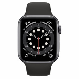 Apple Watch S6 44mm (Cellular) Space Gray Aluminum Case/ Black Sport Band